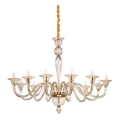 Ideal Lux - Hanglamp aan een ketting BRIGITTA 12xE14/40W/230V diameter 120 cm messing