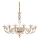 Ideal Lux - Hanglamp aan een ketting BRIGITTA 12xE14/40W/230V diameter 120 cm messing