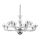 Ideal Lux - Hanglamp aan een ketting CASANOVA 16xE14/40W/230V diameter 120 cm doorzichtig