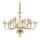 Ideal Lux - Hanglamp aan een ketting DANIELI 12xE14/40W/230V diameter 94 cm messing