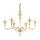 Ideal Lux - Hanglamp aan een ketting DANIELI 6xE14/40W/230V diameter 85 cm messing