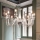 Ideal Lux - Hanglamp aan een ketting DOGE 12xE14/40W/230V diameter 91 cm glanzend chroom