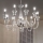 Ideal Lux - Hanglamp aan een ketting DOGE 9xE14/40W/230V diameter 75 cm glanzend chroom
