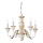 Ideal Lux - Hanglamp aan een ketting FIRENZE 5xE14/40W/230V diameter 55 cm wit/goud
