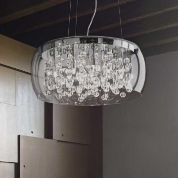 Ideal Lux – Hanglamp aan een koord AUDI 8×G9/40W/230V