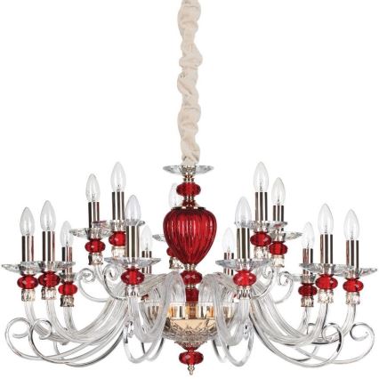 Ideal Lux - Hanglamp aan een koord BARONET 15xE14/40W/230V