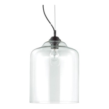 Ideal Lux - Hanglamp aan een koord BISTRO 1xE27/60W/230V diameter 24 cm doorzichtig