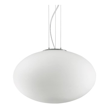 Ideal Lux - Hanglamp aan een koord CANDY 1xE27/42W/230V diameter 40 cm wit