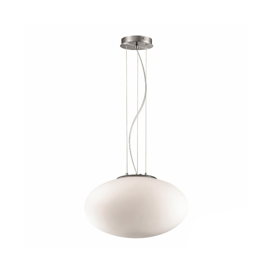 Ideal Lux - Hanglamp aan een koord CANDY 1xE27/42W/230V diameter 40 cm wit