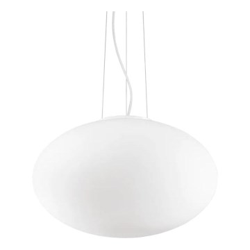 Ideal Lux - Hanglamp aan een koord CANDY 1xE27/42W/230V diameter 50 cm wit