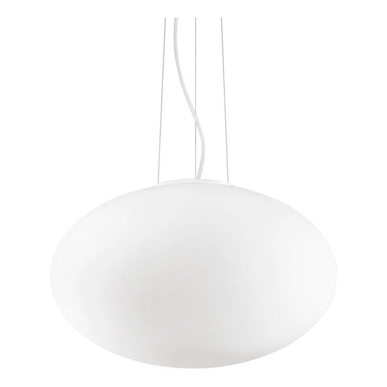 Ideal Lux - Hanglamp aan een koord CANDY 1xE27/42W/230V diameter 50 cm wit