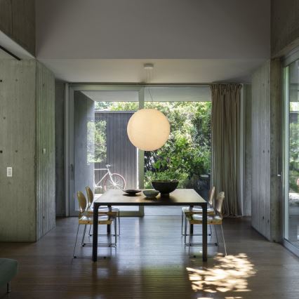 Ideal Lux - Hanglamp aan een koord CARTA 1xE27/25W/230V diameter 40 cm wit