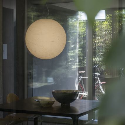 Ideal Lux - Hanglamp aan een koord CARTA 1xE27/25W/230V diameter 50 cm wit