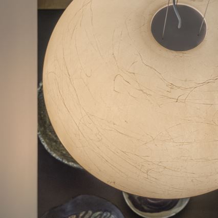 Ideal Lux - Hanglamp aan een koord CARTA 1xE27/25W/230V diameter 50 cm wit