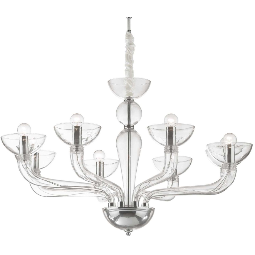 Ideal Lux – Hanglamp aan een koord CASANOVA 8×E14/40W/230V
