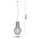 Ideal Lux - Hanglamp aan een koord CITRUS 1xE27/60W/230V multiplex