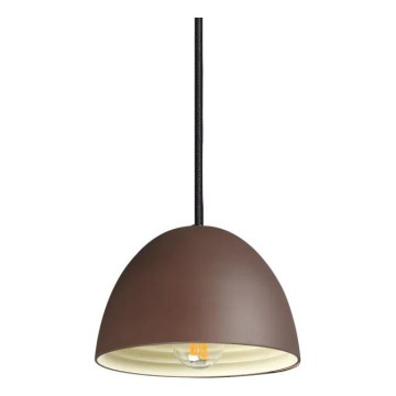 Ideal Lux - Hanglamp aan een koord FOLK 1xE27/60W/230V diameter 18 cm bruin