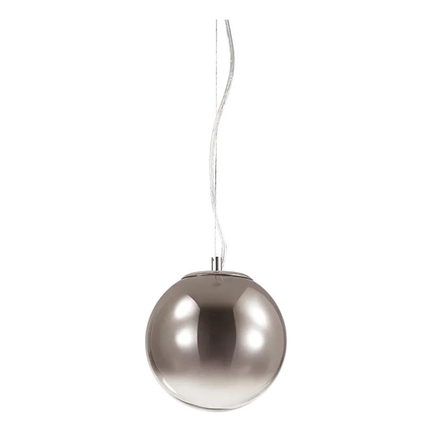 Ideal Lux - Hanglamp aan een koord MAPA 1xE27/42W/230V diameter 20 cm grijs/gerookt