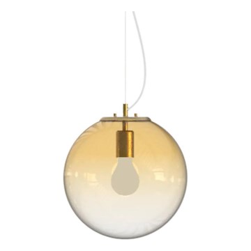 Ideal Lux - Hanglamp aan een koord MAPA 1xE27/42W/230V diameter 30 cm goud/gerookt