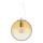 Ideal Lux - Hanglamp aan een koord MAPA 1xE27/42W/230V diameter 30 cm goud/gerookt