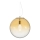 Ideal Lux - Hanglamp aan een koord MAPA 1xE27/42W/230V diameter 40 cm goud/gerookt