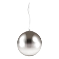 Ideal Lux - Hanglamp aan een koord MAPA 1xE27/42W/230V diameter 40 cm grijs/gerookt