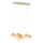 Ideal Lux - Hanglamp aan een koord MAPA 5xE27/42W/230V goud/gerookt