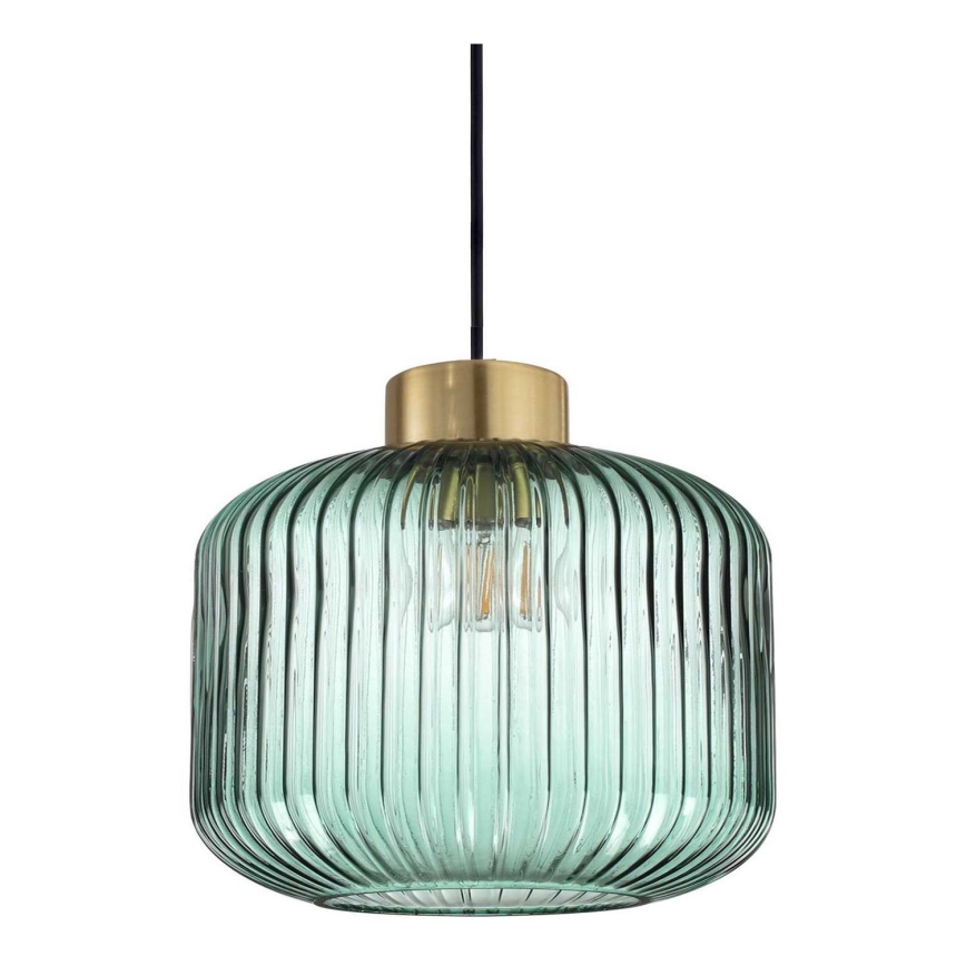 Ideal Lux - Hanglamp aan een koord MINT 1xE27/60W/230V diameter 24 cm groen