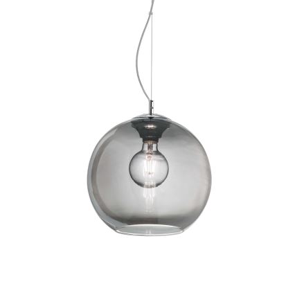 Ideal Lux - Hanglamp aan een koord NEMO 1xE27/42W/230V diameter 30 cm gerookt