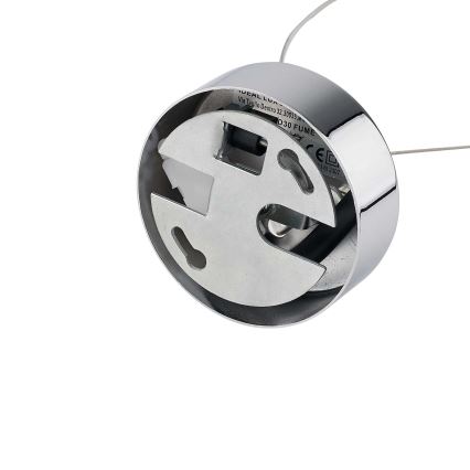 Ideal Lux - Hanglamp aan een koord NEMO 1xE27/42W/230V diameter 30 cm gerookt