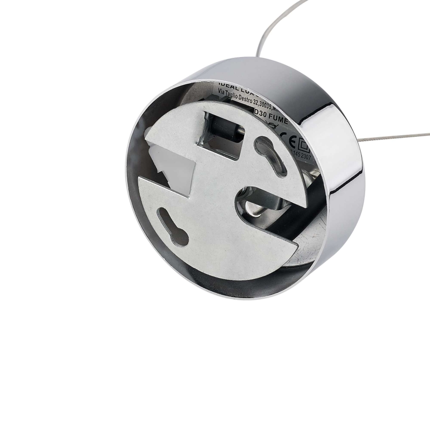 Ideal Lux - Hanglamp aan een koord NEMO 1xE27/42W/230V diameter 30 cm gerookt