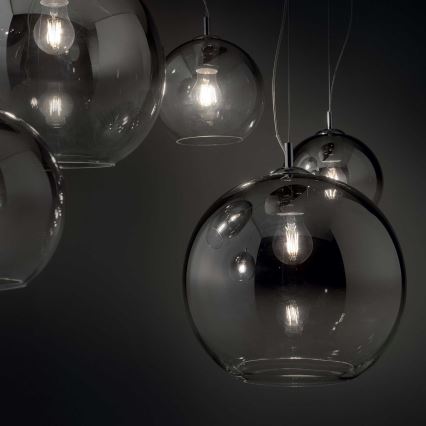 Ideal Lux - Hanglamp aan een koord NEMO PLUS 5xE27/42W/230V gerookt