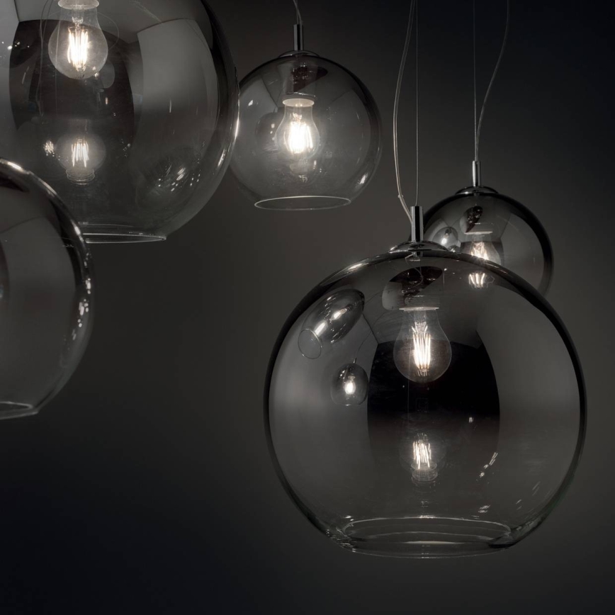 Ideal Lux - Hanglamp aan een koord NEMO PLUS 5xE27/42W/230V gerookt