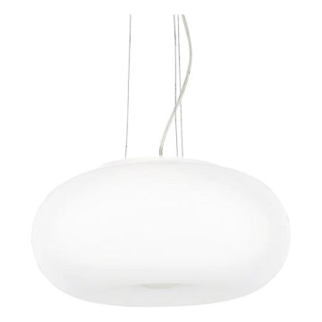 Ideal Lux - Hanglamp aan een koord ULISSE 3xE27/60W/230V diameter 52 cm wit