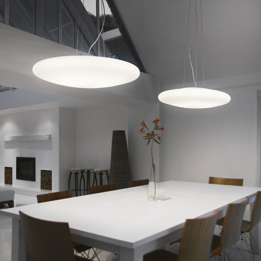 Ideal Lux - Hanglamp aan kabel SMARTIES 3xE27/42W/230V 50 cm wit
