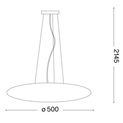 Ideal Lux - Hanglamp aan kabel SMARTIES 3xE27/42W/230V 50 cm wit