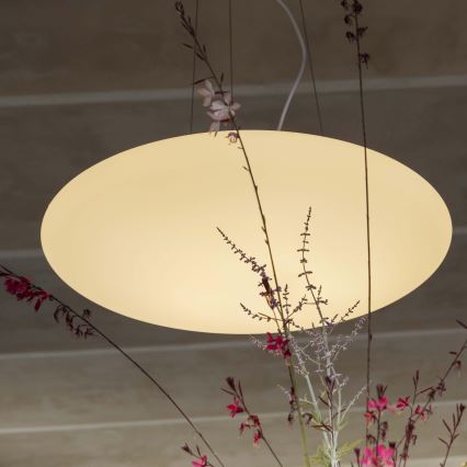 Ideal Lux - Hanglamp aan kabel SMARTIES, 5x E27/42W/230V, Ø 60 cm, wit