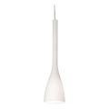 Ideal Lux - Hanglamp met kabel FLUT 1xE14/40W/230V Ø 10,5 cm wit