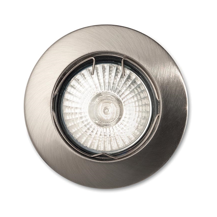 Ideal Lux - Inbouwspot 1xGU10/50W/230V Ø 7,7 cm mat chroom