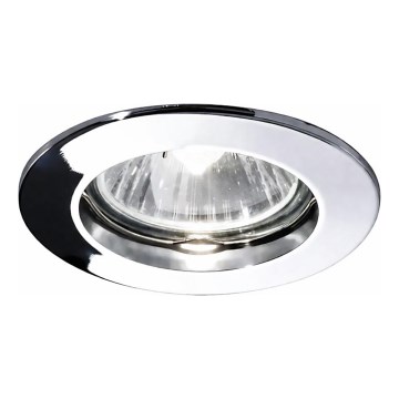 Ideal Lux - Inbouwspot JAZZ 1xGU10/50W/230V Ø 7,7 cm glanzend chroom