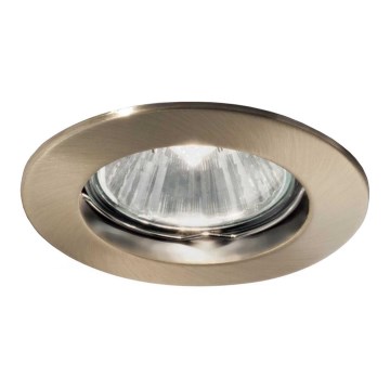 Ideal Lux - Inbouwverlichting JAZZ 1xGU10/50W/230V brons