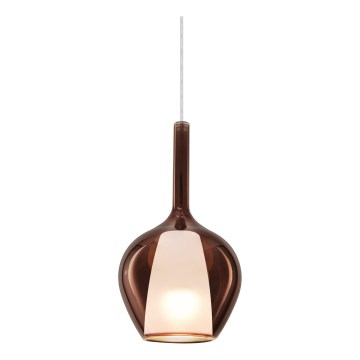 Ideal Lux - KALIQUE hanglamp aan kabel 1xE27/42W/230V Ø 18 cm gerookt koper