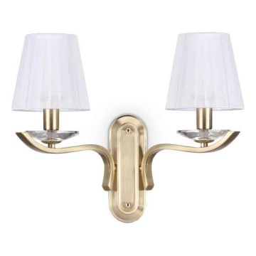 Ideal Lux - Kristal wand lamp PEGASO 2xE14/28W/230V goud