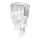 Ideal Lux - Kristallen hangende kroonluchter CARLTON 8xE14/40W/230V diameter 40 cm glanzend chroom