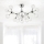 Ideal Lux - Kristallen hangende kroonluchter NODI 15xG9/40W/230V glanzend chroom