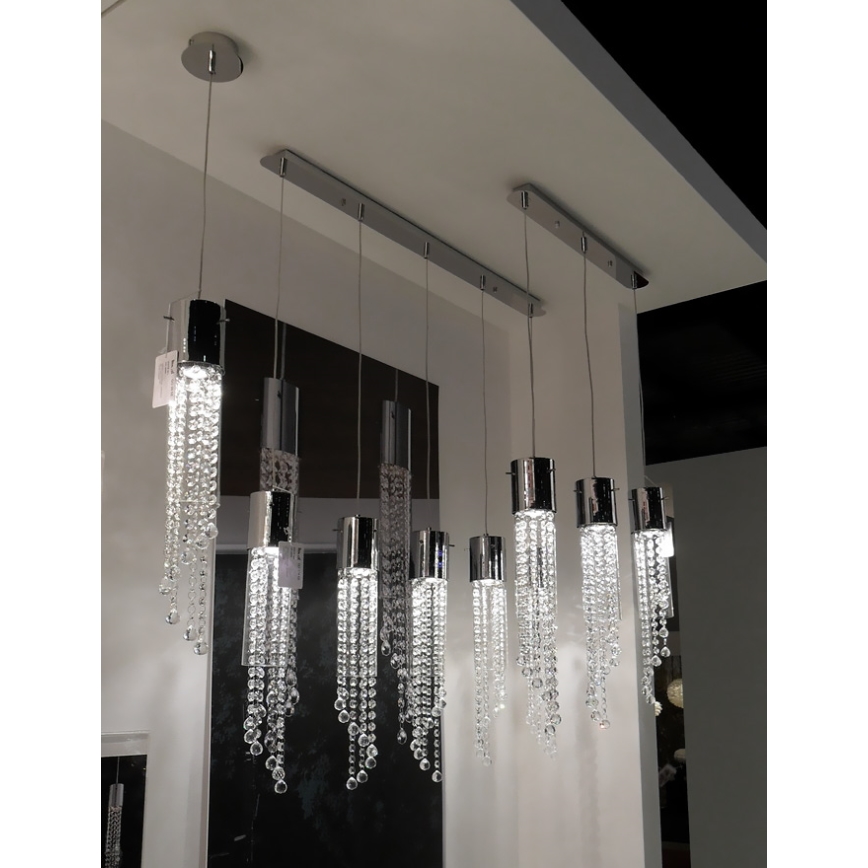 Ideal Lux - Kristallen hanglamp 1xGU10/28W/230V