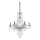 Ideal Lux - Kristallen hanglamp aan een ketting AMADEUS 6xE14/40W/230V diameter 67 cm doorzichtig