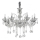 Ideal Lux - Kristallen hanglamp aan een ketting COLOSSAL 8xE14/40W/230V diameter 78 cm glanzend chroom