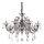 Ideal Lux - Kristallen hanglamp aan een ketting COLOSSAL 8xE14/40W/230V diameter 78 cm grijs/glanzend chroom