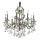 Ideal Lux - Kristallen hanglamp aan een ketting GIOCONDA 8xE14/40W/230V diameter 73 cm zilver
